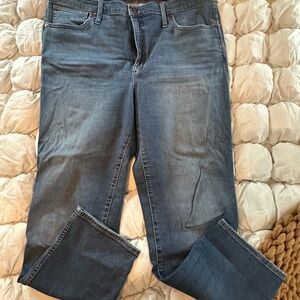 Madewell Stovepipe Blue Jeans